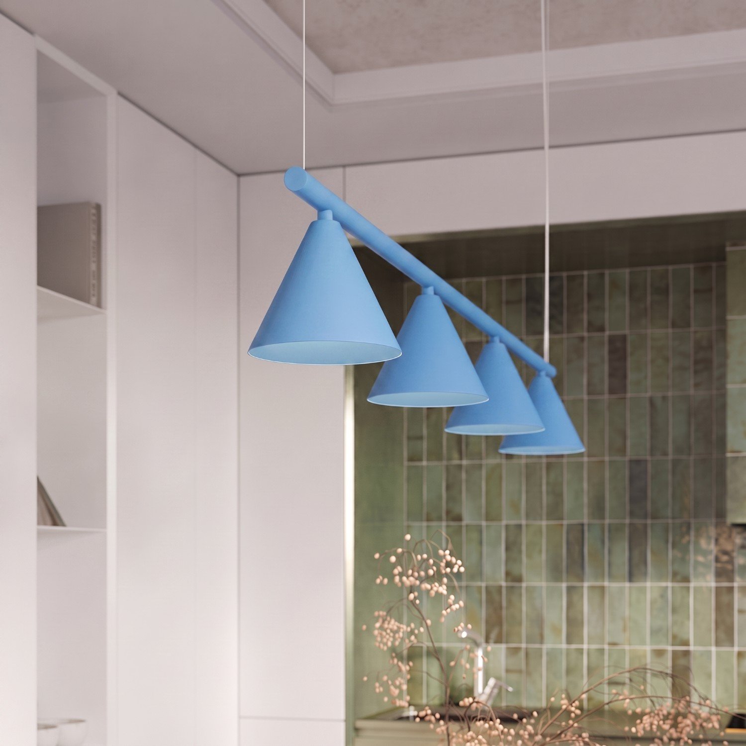 Chandelier Nox 4L Azure Uncategorized Great Lighting UK Ltd