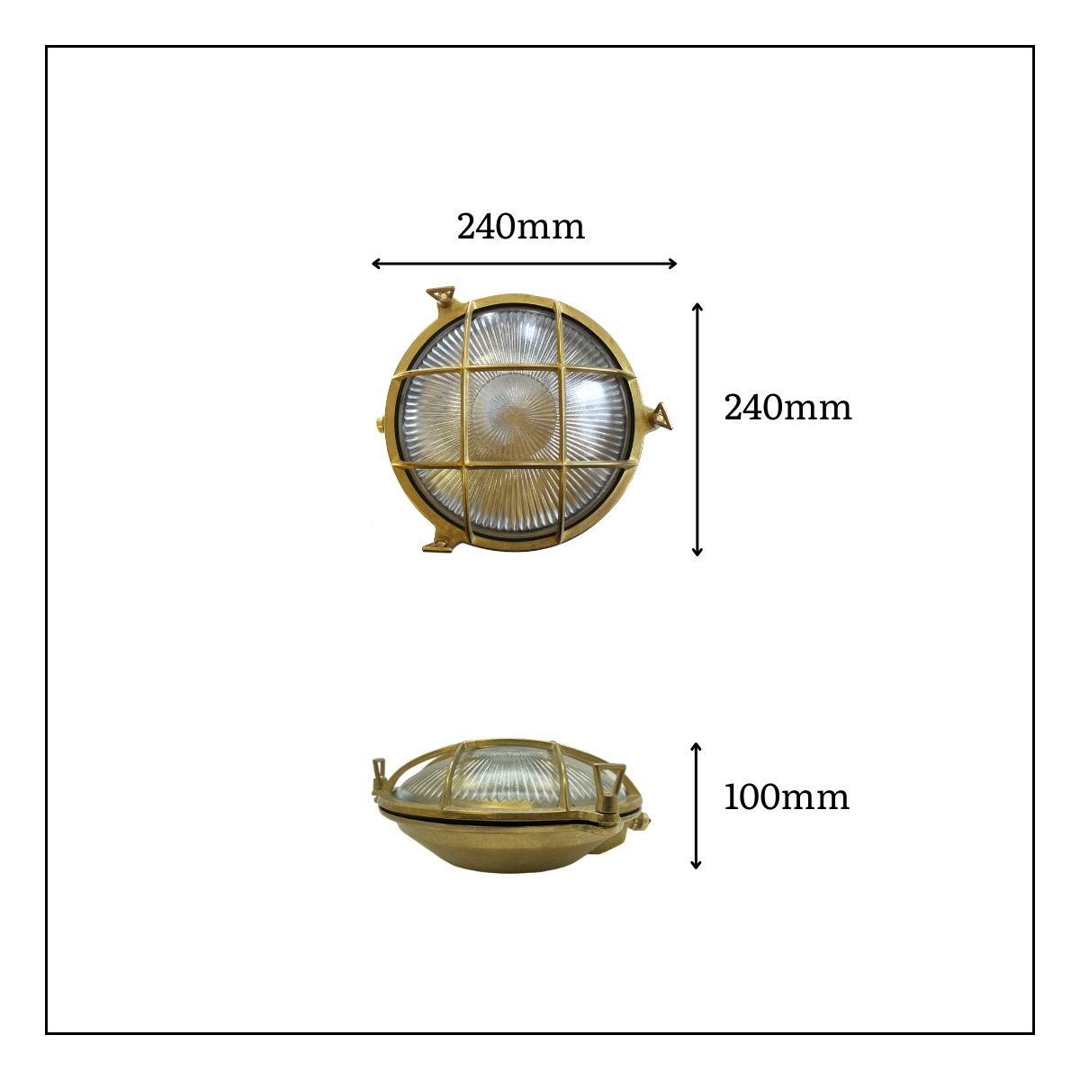Grand Cabin Solid Brass Bulkhead Light Uncategorized Great Lighting UK Ltd
