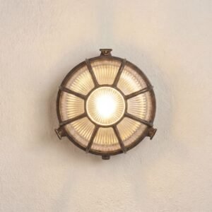 Grand Capstan Solid Brass Bulkhead Light Uncategorized Great Lighting UK Ltd