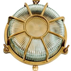 Grand Capstan Solid Brass Bulkhead Light Uncategorized Great Lighting UK Ltd