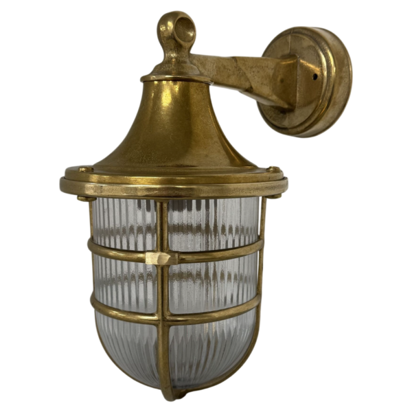 Grand Tiller Solid Brass Wall Lantern Uncategorized Great Lighting UK Ltd