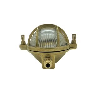 Horatio Solid Brass Bulkhead Light Uncategorized Great Lighting UK Ltd