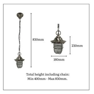 Hull Guard Solid Brass Pendant Lantern Uncategorized Great Lighting UK Ltd