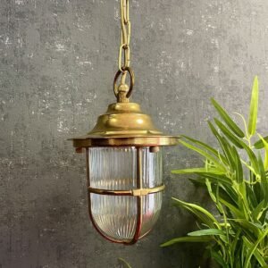 Hull Guard Solid Brass Pendant Lantern Uncategorized Great Lighting UK Ltd