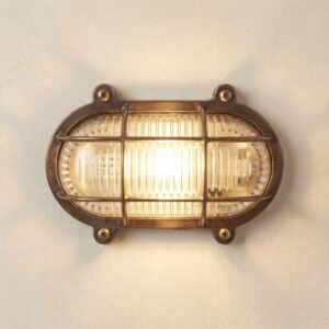 Merchant Flush Solid Brass Bulkhead Light Uncategorized Great Lighting UK Ltd