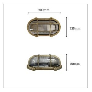 Merchant Flush Solid Brass Bulkhead Light Uncategorized Great Lighting UK Ltd
