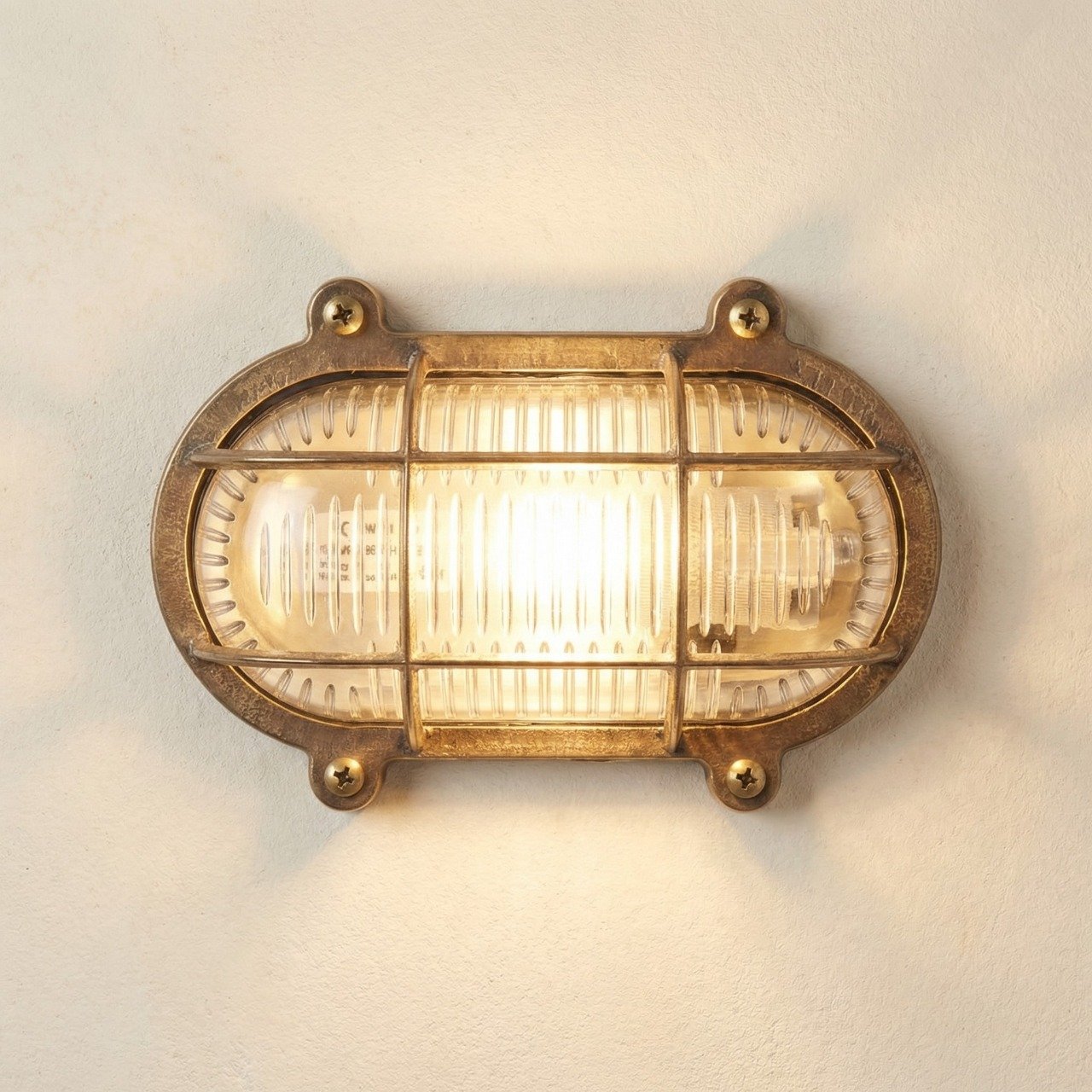 Merchant Flush Solid Brass Bulkhead Light Uncategorized Great Lighting UK Ltd
