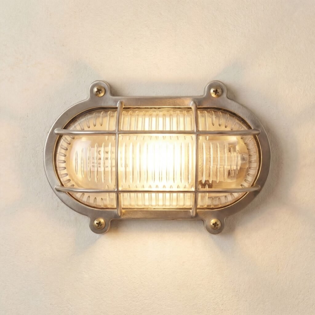 Merchant Flush Solid Brass Bulkhead Light