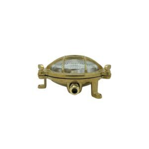 Mini Compass Guard Solid Brass Bulkhead Light Uncategorized Great Lighting UK Ltd