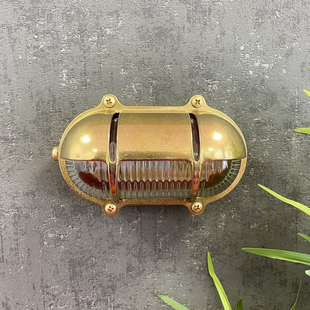 Palaemon North Solid Brass Bulkhead Light