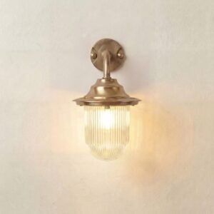 Quinn Solid Brass Wall Lantern Uncategorized Great Lighting UK Ltd