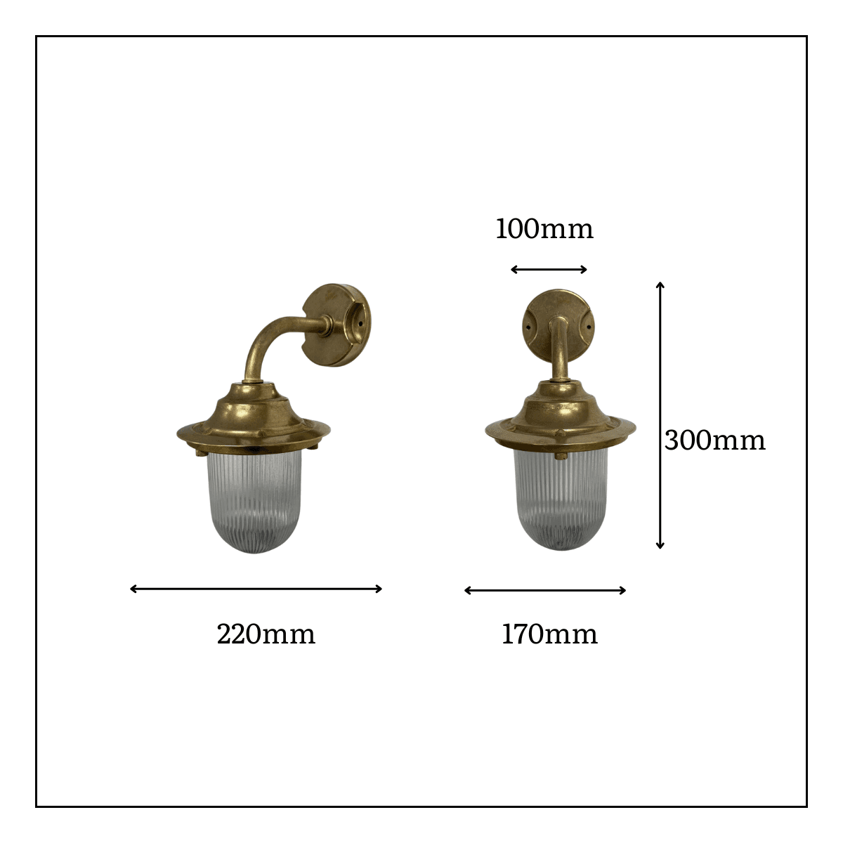 Quinn Solid Brass Wall Lantern Uncategorized Great Lighting UK Ltd