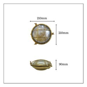 Small Cabin Solid Brass Bulkhead Light Bulkhead Lights Great Lighting UK Ltd