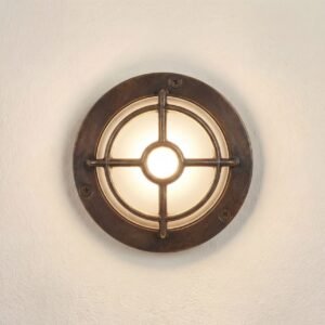 Walkway Guard Solid Brass Light Bulkhead Lights Great Lighting UK Ltd