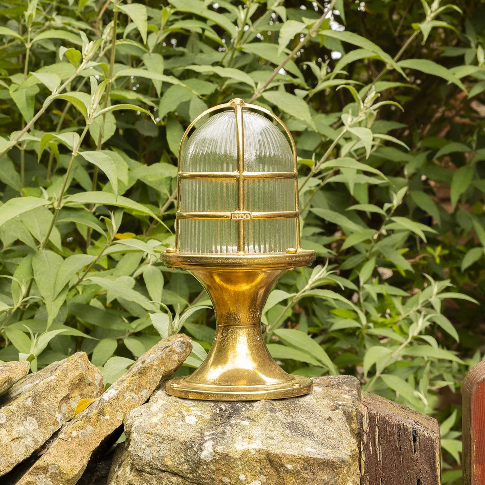 Wellington Grand Solid Brass Post Lantern Brass Outdoor Lights Great Lighting UK Ltd